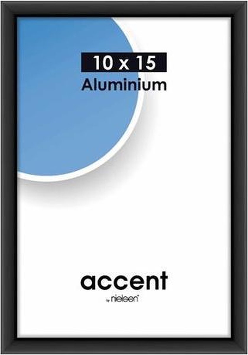 Nielsen Fotolijst 51226 Accent Zwart 10x15 cm