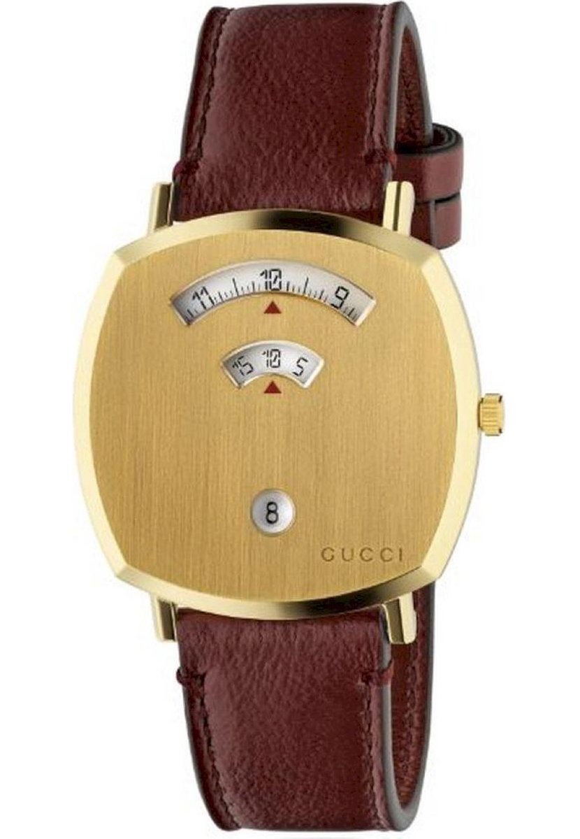 Gucci Grip horloge YA157411 - unisex 38mm datumaanduiding