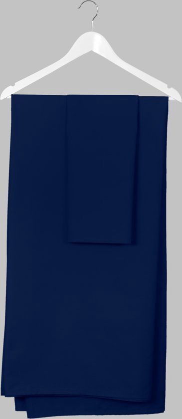 Casilin Hoeslaken Royal Perkal 180x200 Bleu marine 2800