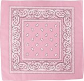 Bandana roze 55x55 cm