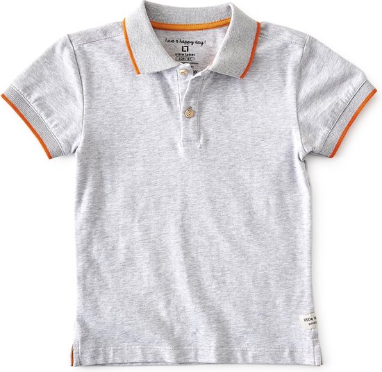 in het midden van niets Nauwkeurig Gedwongen Little Label - polo shirt baby jongens - grey melee - maat: 86 - bio-katoen  | bol.com