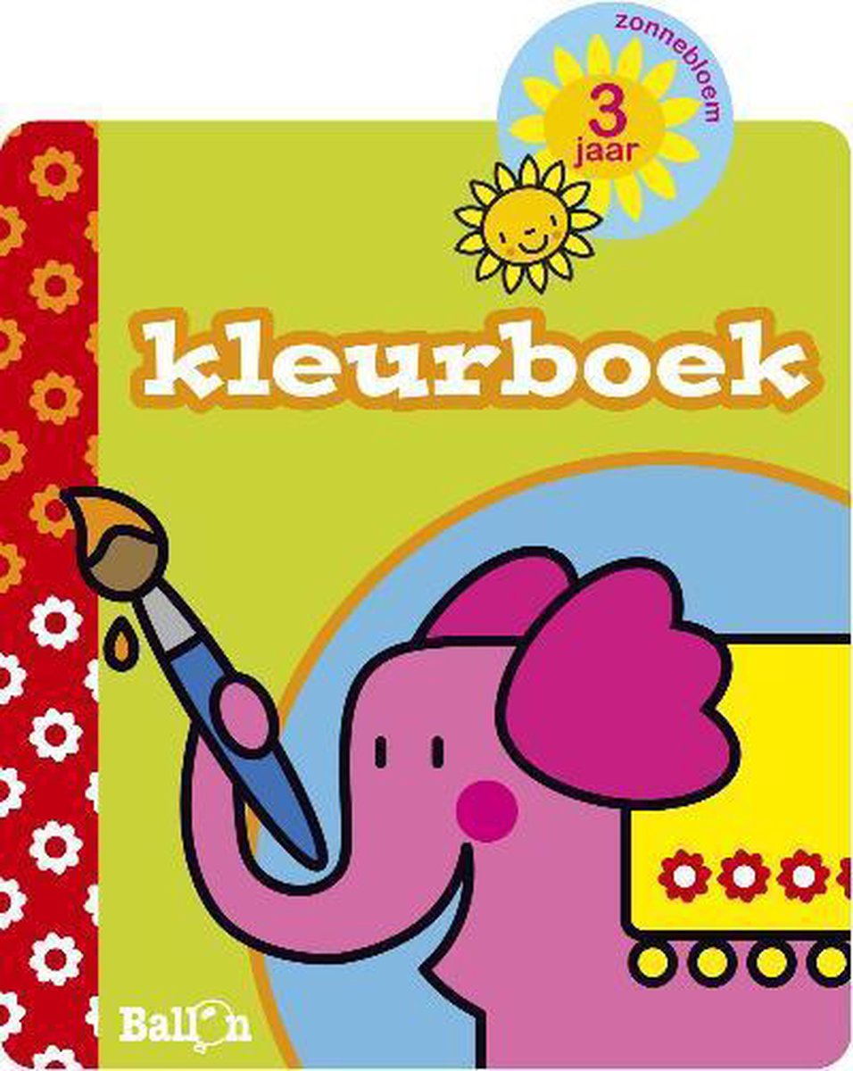 Zonnebloem Kleurboek 3 Jaar (Olifant)