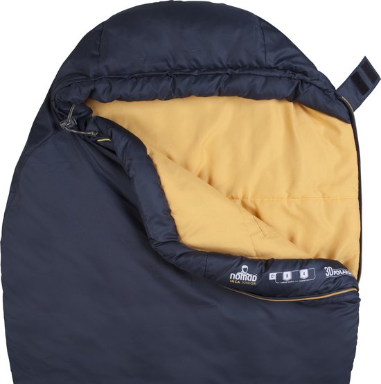NOMAD® Inca Junior Mummy Slaapzak - Blauw - Lengte verstelbaar - Mummie Slaapzak Kinderen - 150-180 x 68 cm - Incl Hoes van NOMAD — afbeelding 5