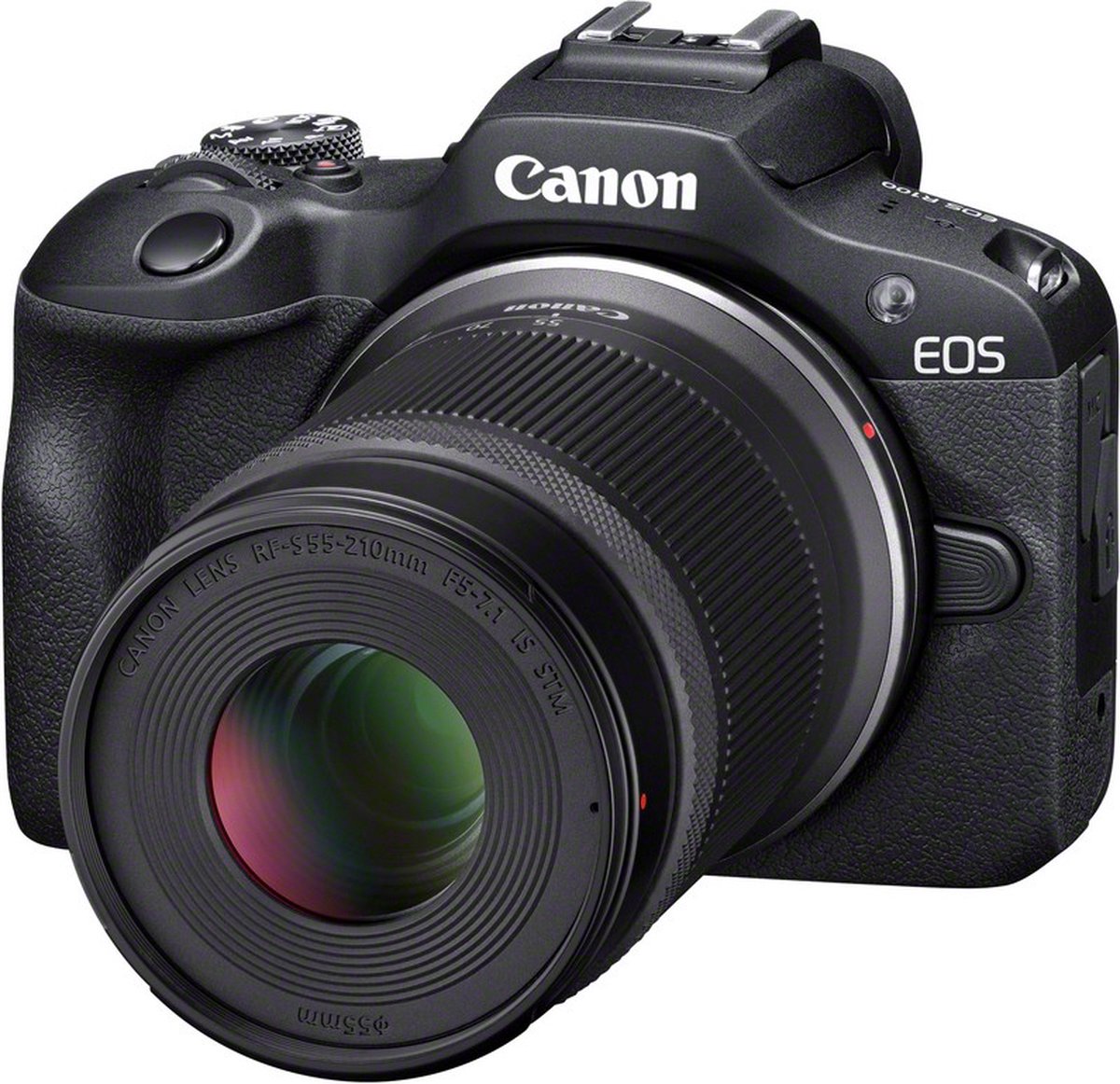 Canon EOS R100 - Systeemcamera - + RF-S 18-45mm f/4.5-6.3 IS STM & RF-S 55-210mm f/5-7.1 IS STM-lens - Canon