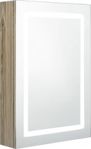 vidaXL-Badkamerkast-met-spiegel-en-LED-50x13x70-cm-eikenkleurig
