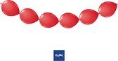 Folat - Knoopballonnen voor Ballonnenslinger Rood 25 cm – 8 stuks