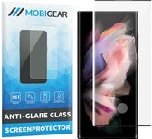 Mobigear Screenprotector geschikt voor Samsung Galaxy S23 Ultra Glazen | Mobigear Curved Screenprotector - Case Friendly - Zwart