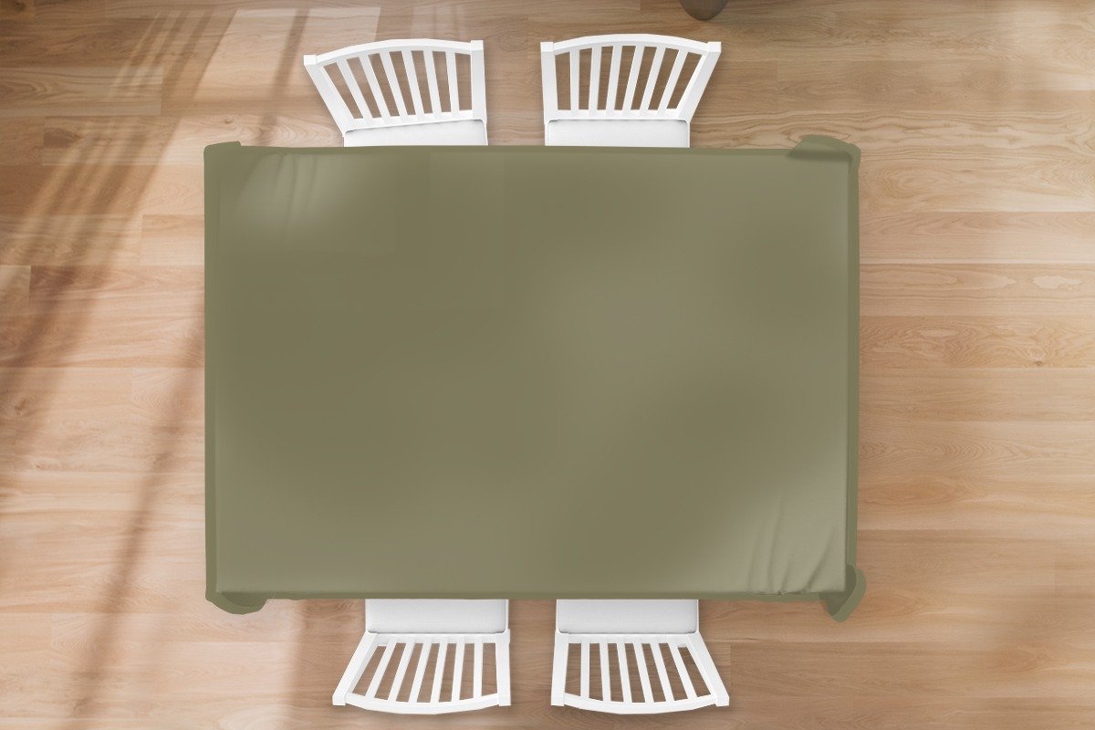 Tafelkleed - Tafellaken - 200x130 cm - Grijs - Warm - Herfst - Binnen en Buiten