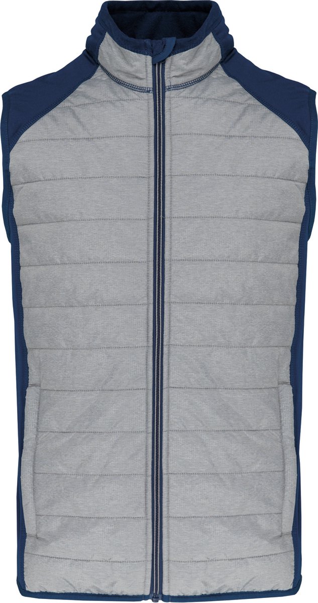 Sportbodywarmer met waterafstotende behandeling ‘Proact’ Marl Marineblauw