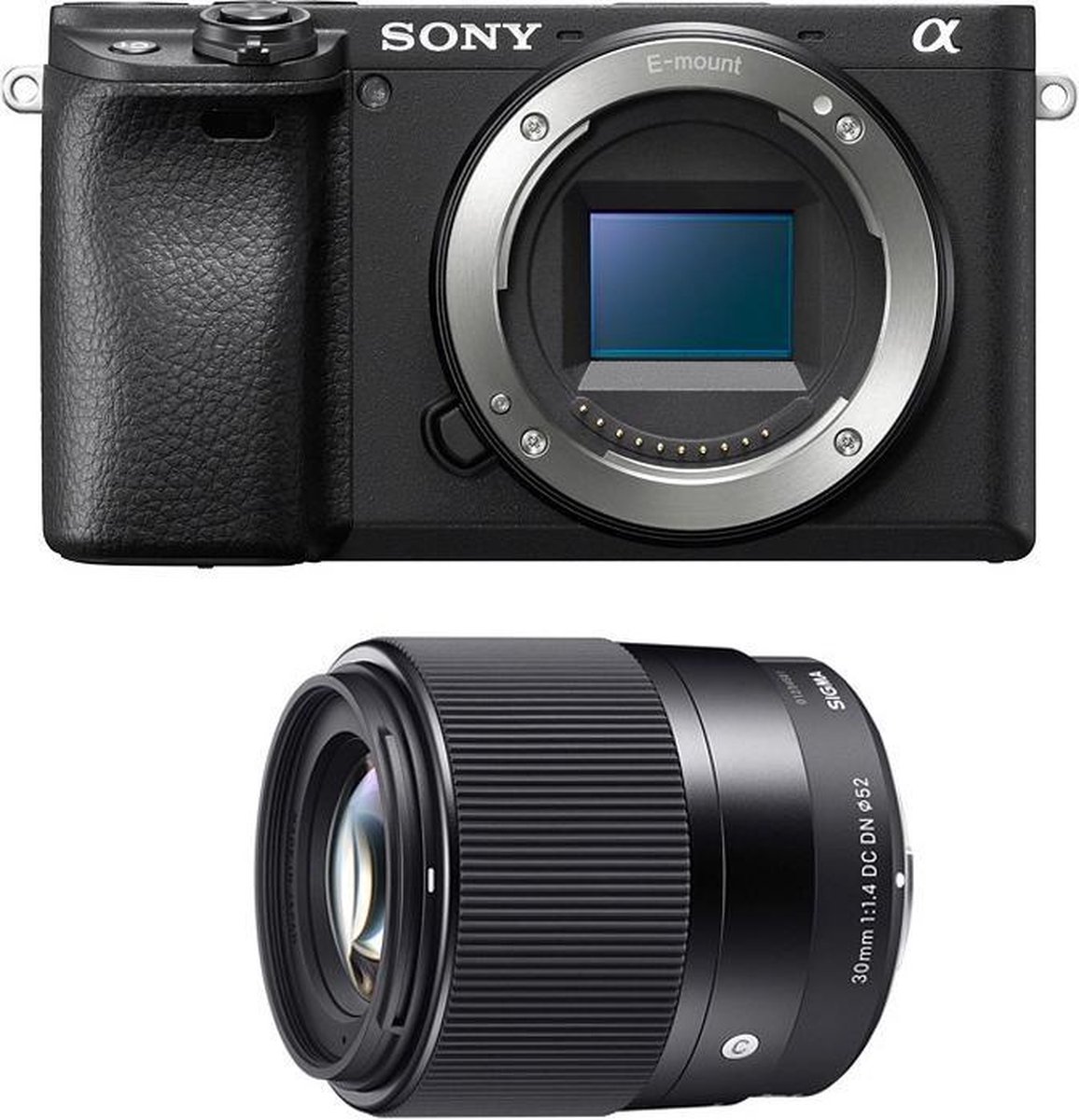 SONY ALPHA 6400 NOIR + SIGMA 30mm 1.4