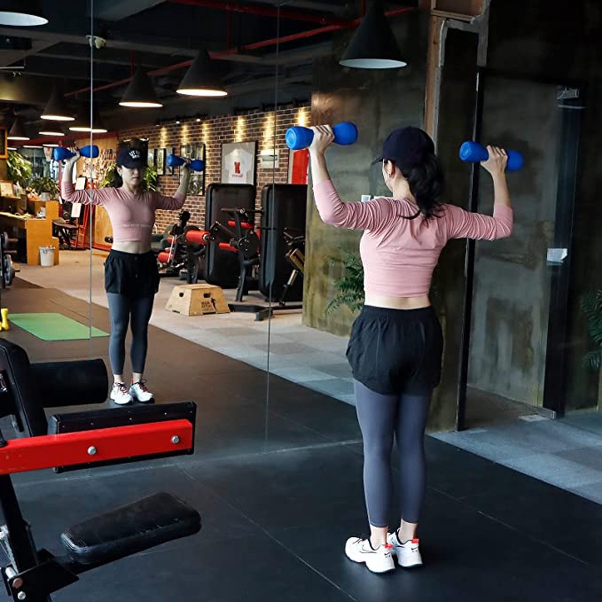 Dumbbell Set / voor heren Dames Workout Fitness Training Gewichtheffen, voor thuisgymnastiek 2 Kilograms – foto 4