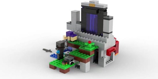 Lego Minecraft Le portail en ruine