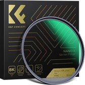 K&F Concept Diffusion de brume noire 72 mm, filtre 1/4 Nano-X HD MRC