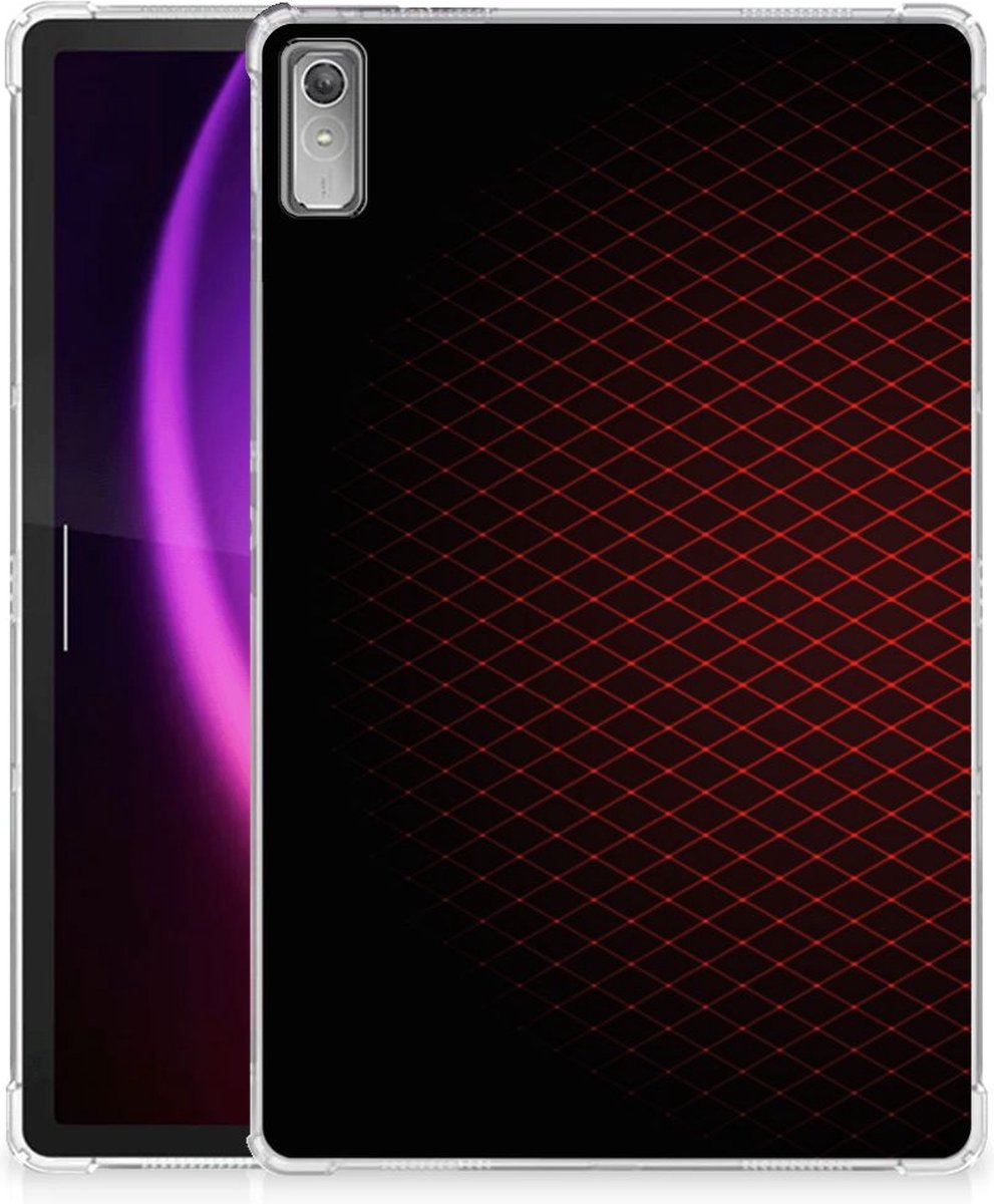Lenovo Tab P11 Gen 2 Hippe Hoes Geruit Rood