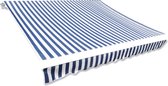 vidaXL Toile d'auvent 350x250 cm bleu et blanc