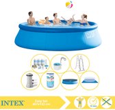 Intex Easy Set Zwembad - Opblaaszwembad - 457x122 cm - Inclusief Onderhoudspakket, Filter en Skimmer