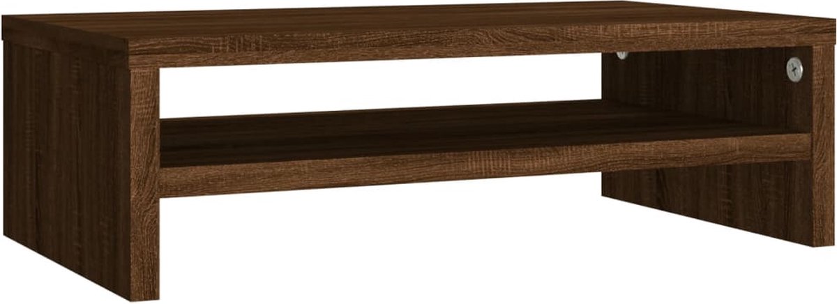 vidaXL-Monitorstandaard-42x24x13-cm-bewerkt-hout-bruineikenkleurig