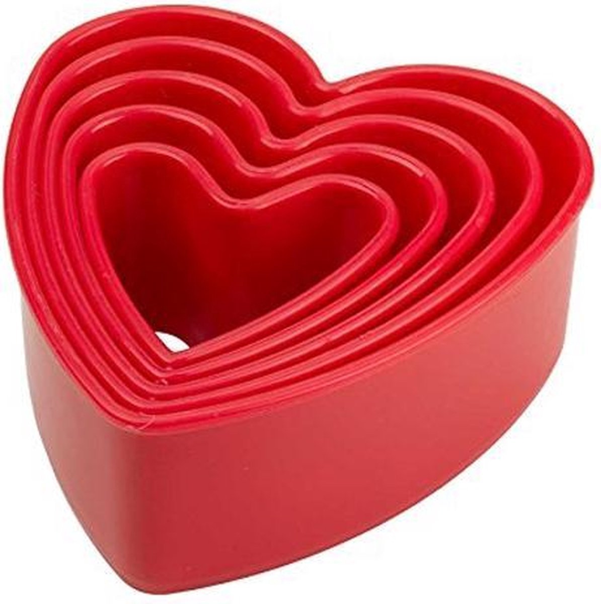 *** Hart Vormige Deegvormen (5 Stuks) - Cake en Koekjes Keuken - Cakevorm - van Heble® ***