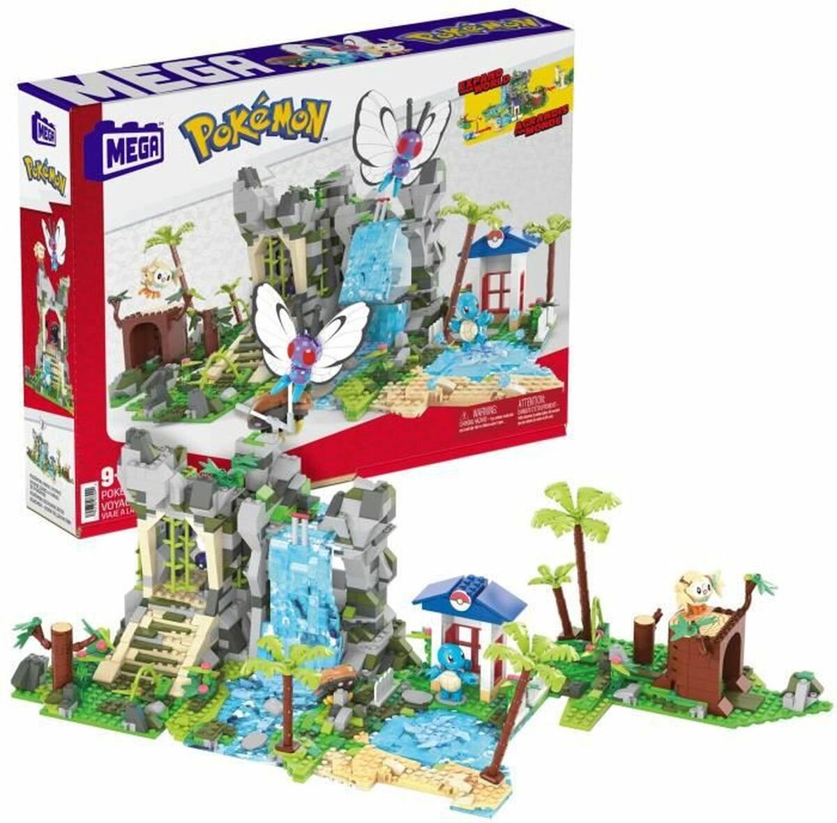 MEGA Bloks Pokémon Avontuur in de Jungle - 1362 blokken - Bouwstenen