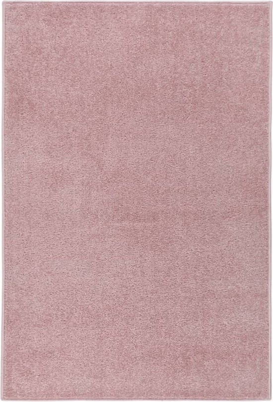 vidaXL - Vloerkleed - kortpolig - 160x230 - cm - roze