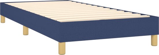 vidaXL-Boxspring-met-matras-en-LED-stof-blauw-100x200-cm