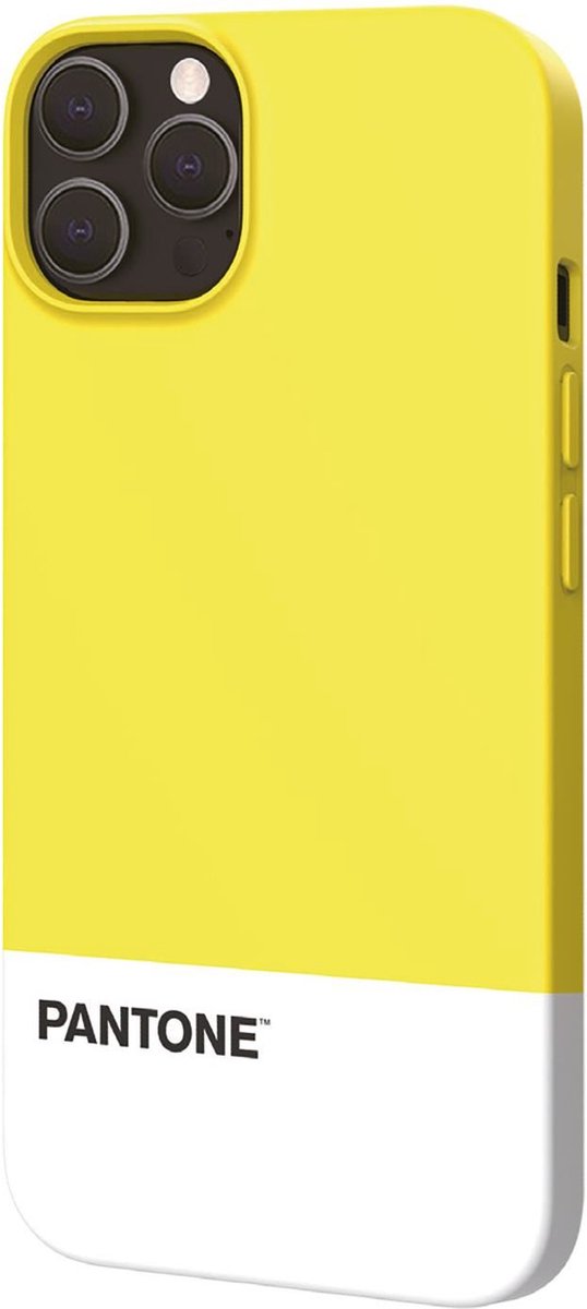 Celly - Pantone Back Cover iPhone 13 Pro - Kunststof - Geel -