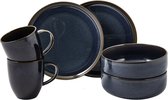 Bol.com Villeroy & Boch Serviesset Crafted - Denim Blauw - 6-Delig aanbieding