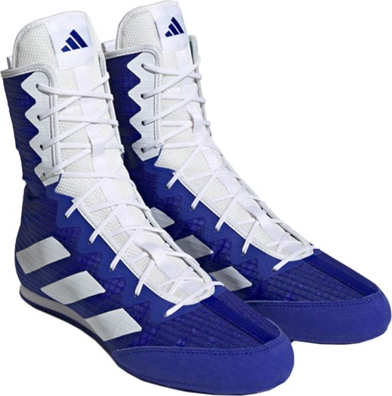 adidas Boksschoenen Box-Hog 4 Blauw/Wit Maat 46 (11)