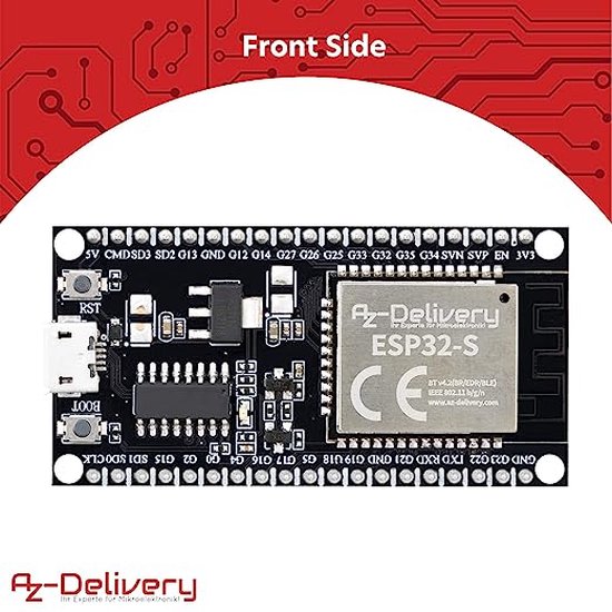 AZDelivery ESP32S NodeMCU Module WLAN WiFi Dev Kit C Development Board ...