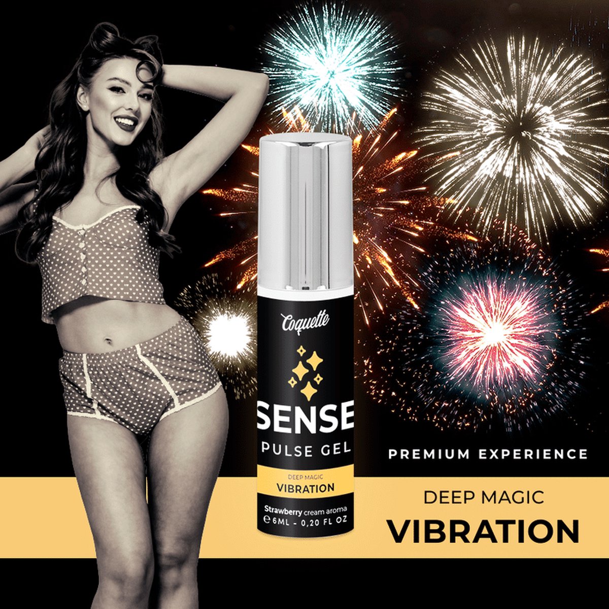 Goedkoopste COQUETTE COSMETICS | Coquette Pulse Gel Aardbei Magische Trilling Premium 6ml | Stimulator Vrouw Clitoris | Glijmiddel | Durex Glijmiddel | Glijmiddel Waterbasis