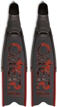 Omer Stingray Dual Carbon Speervissen Zwemvliezen EU 41-42 Black / Red