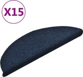vidaXL-Trapmatten-zelfklevend-15-st-56x17x3-cm-naaldvilt-marineblauw