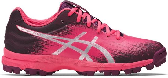 niebla tóxica Colonos Sentimental Asics Gel-Hockey Typhoon 3 Dames - roze/zilver - maat 43.5 | bol.com