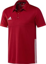 Adidas T16 'Offcourt' Team Polo Heren - Shirts  - rood - S
