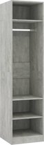 vidaXL-Kledingkast-50x50x200-cm-bewerkt-hout-betongrijs