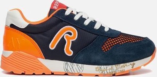 Replay Darrel sneakers blauw - Maat 35 | bol.com