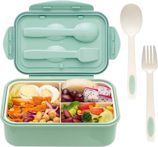 Lunch Box, Boîte à Déjeuner en Plastique pour Enfant Adulte, Boîte