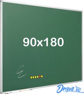 Krijtbord PRO - Magnetisch - Schoolbord - Eenvoudige montage - Geëmailleerd staal - Groen - 90x180cm