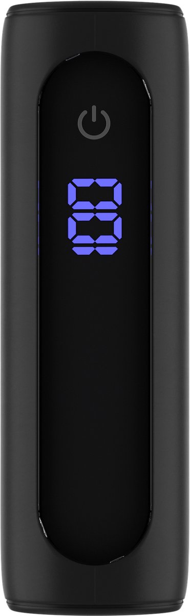 Rolling Square Powerbank Draagbaar 10000mAh - USB-C & USB-A - 20W Snellader voor Telefoon & Laptop - Zwart — cadeau in Gadgets - foto 2