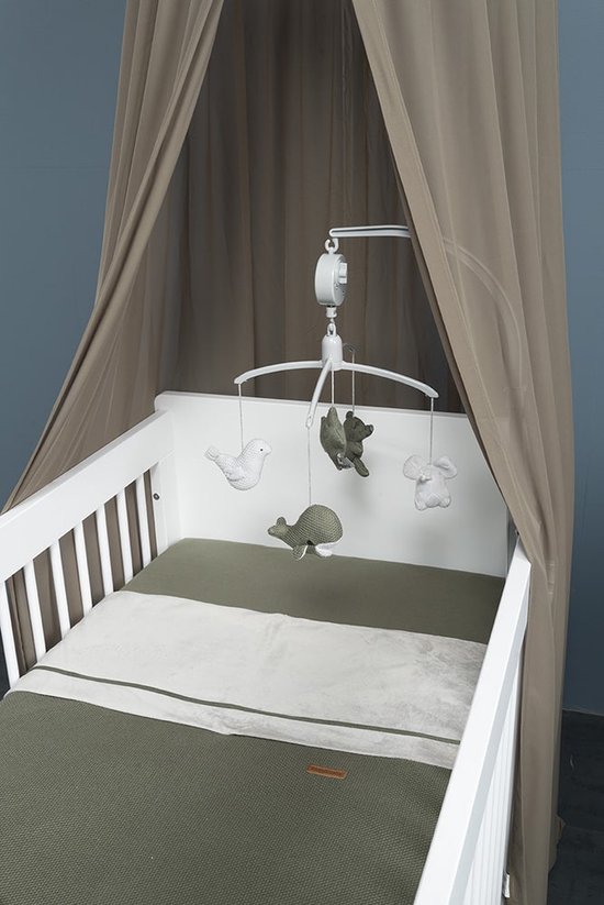 Baby's Only Klamboe baby & kinderkamer - baby hemeltje - Clay - 200 cm - Met lusjes voor decoratie accessoires — afbeelding 3