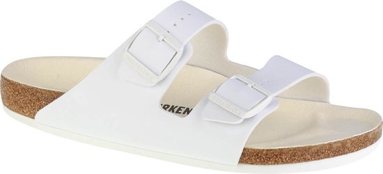 Birkenstock Arizona BF 1019061, Unisex, Wit, Slippers, maat: 39