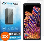 Mobigear Screenprotector geschikt voor Samsung Galaxy Xcover Pro Glazen | Mobigear Screenprotector - Case Friendly (2-Pack)