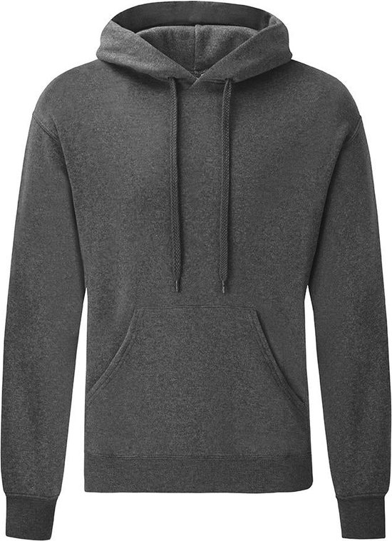 Fruit of the Loom - Classic Hoodie - Donkergrijs - L