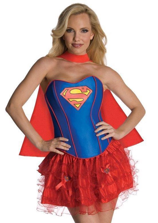 Rubies Adult Supergirl Corset Dress Costume Xs Toys 5263