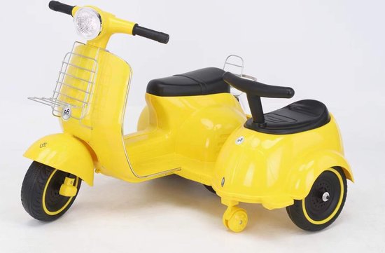 Voiture électrique enfant - Moto électrique - Avec side-car moto