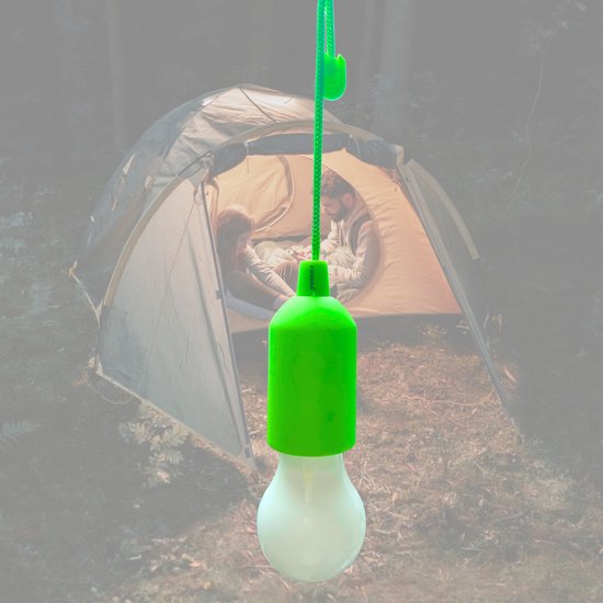 Fienosa Treklamp - Hanglamp - Camping lamp - LED - Groen - Kerstcadeau - Hanglamp Batterij - Nachtlamp Kinderen - Campinglampen - Tentlamp - Kampeerlamp - NIET INBEGREPEN aaa batterijen- Warm wit licht - Tuinverlichting - Feestverlichting van Fienosa — afbeelding 5