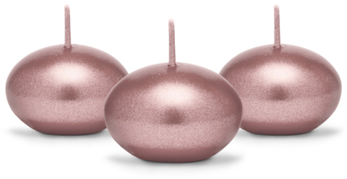 Floating Candle Disc Rose gold (50st)