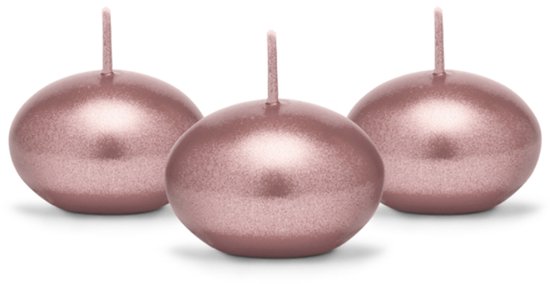 Floating Candle Disc Rose gold (50st)