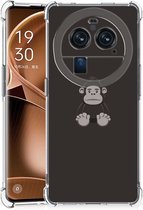 Smartphone hoesje OPPO Find X6 Pro Hoesje Bumper met transparante rand Gorilla