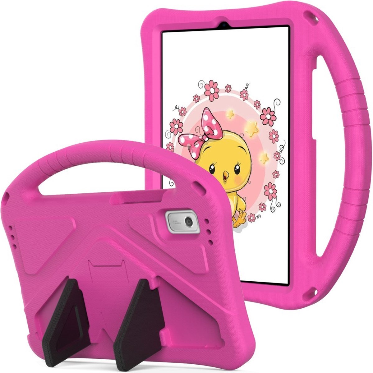 Tablethoes geschikt voor Lenovo Tab M9 Hoesje - ShockProof Kids Case - Roze